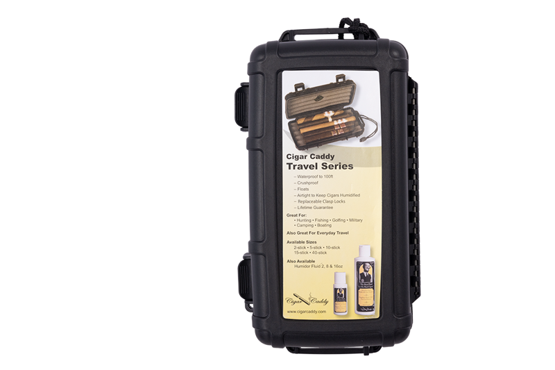 Cigar Caddy 10-Count Cigar Case Black