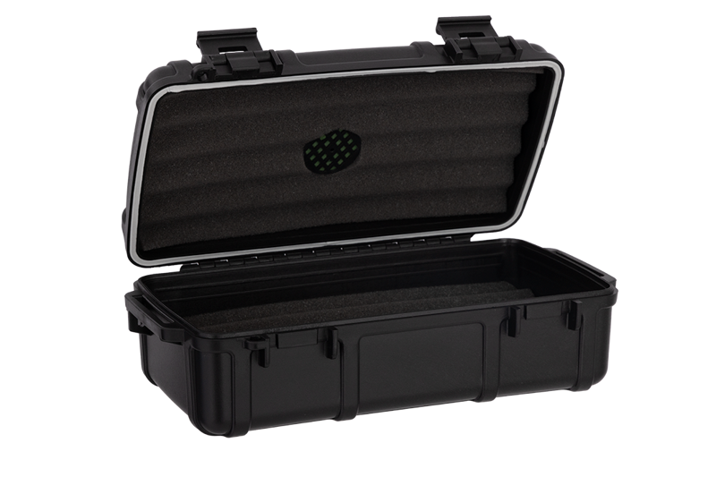 Cigar Caddy 10-Count Cigar Case Black