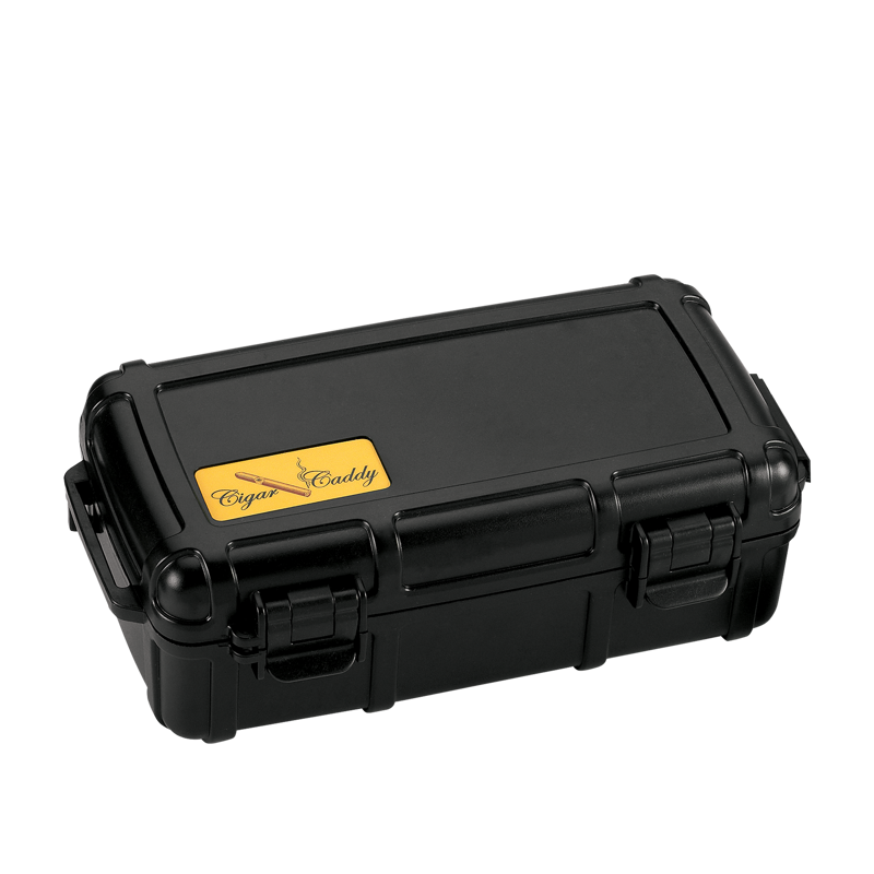Cigar Caddy 10-Count Cigar Case Black