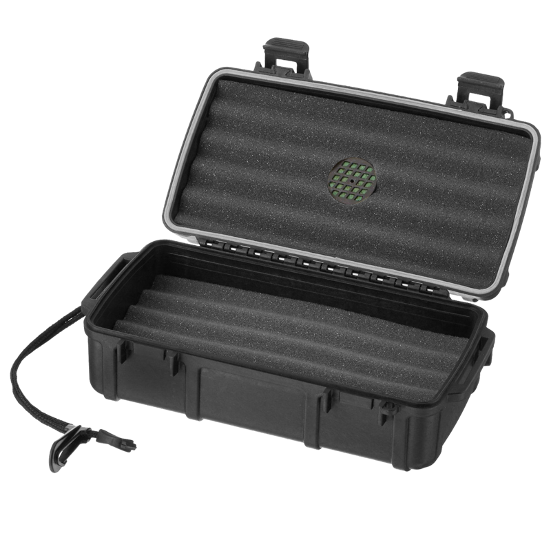 Cigar Caddy 10-Count Cigar Case Black