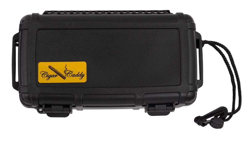 Cigar Caddy 10-Count Cigar Case Black
