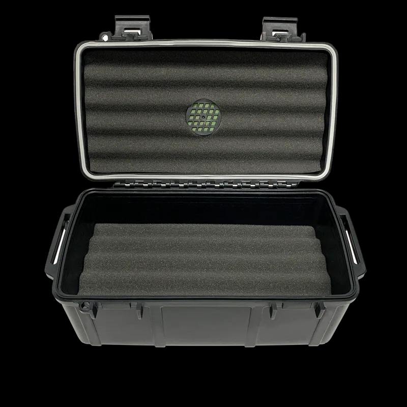 Cigar Caddy 15-Count Cigar Case Black