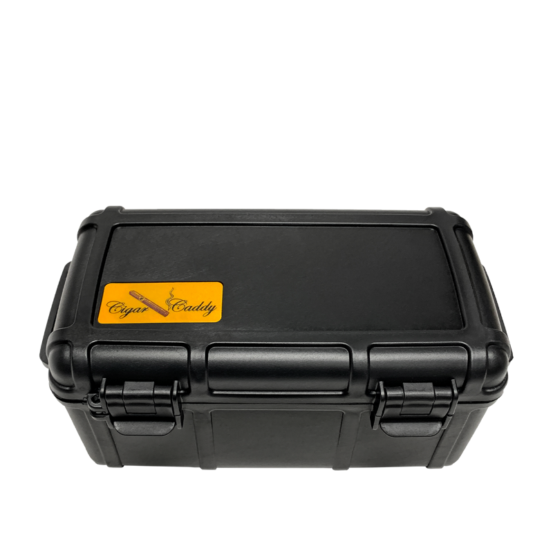 Cigar Caddy 15-Count Cigar Case Black