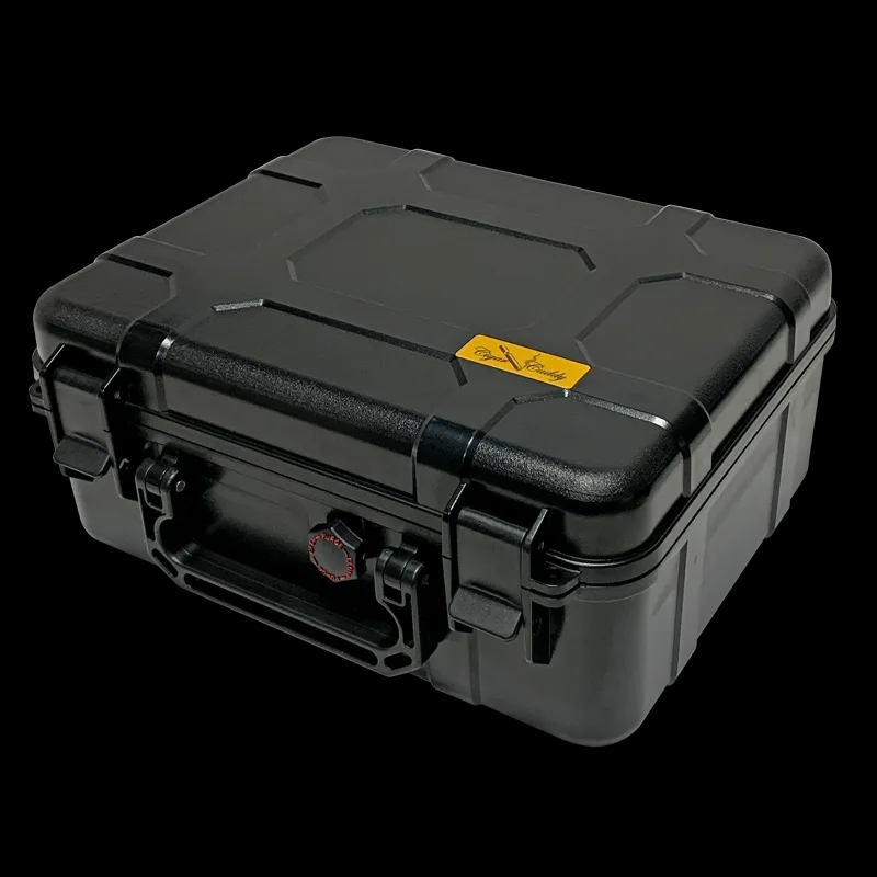Cigar Caddy 40-Count Cigar Case Black