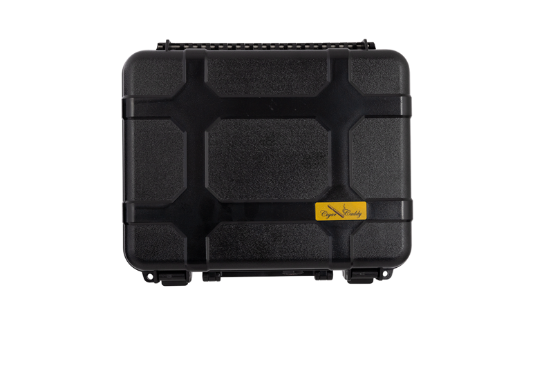 Cigar Caddy 40-Count Cigar Case Black