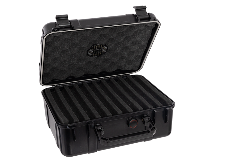 Cigar Caddy 40-Count Cigar Case Black