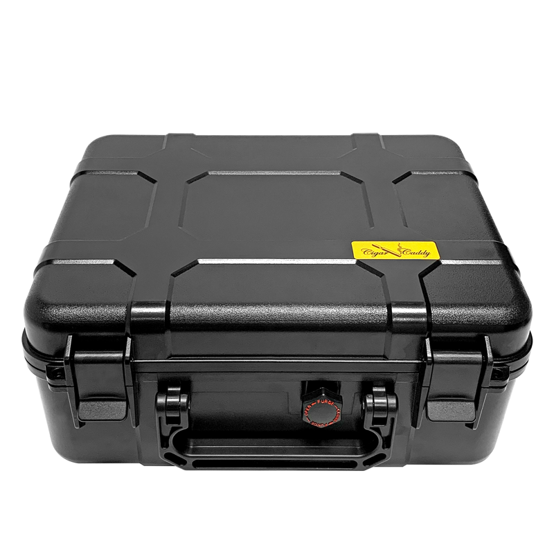 Cigar Caddy 40-Count Cigar Case Black