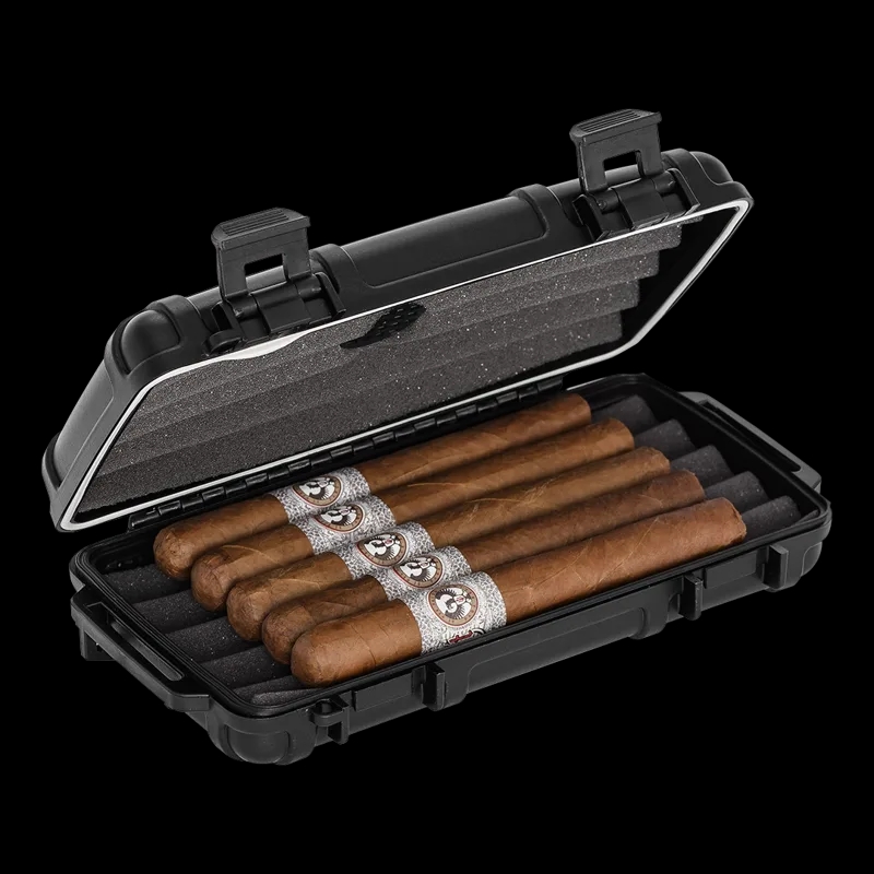 Cigar Caddy Essentials Gift Set Black