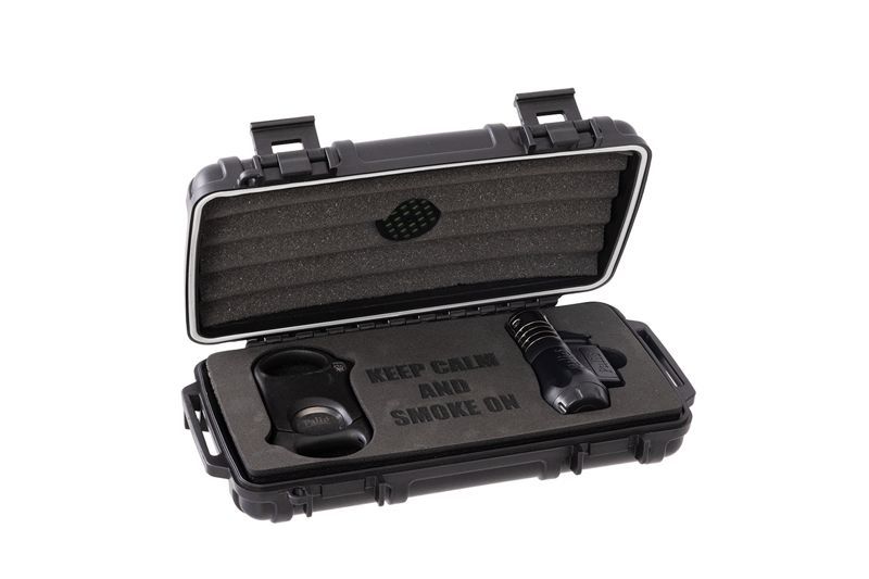 Cigar Caddy Essentials Gift Set Black