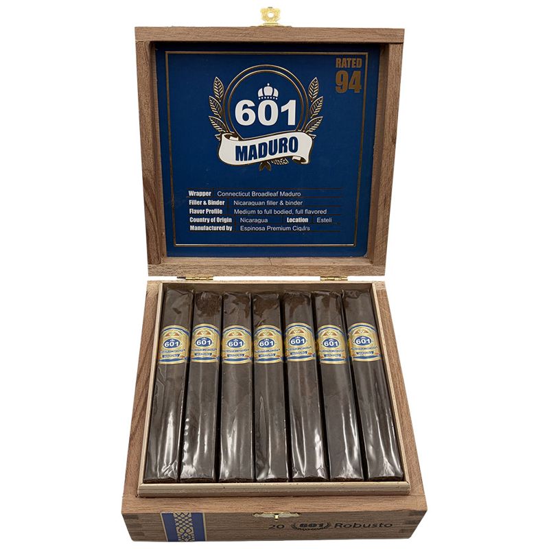 601 Blue Maduro Robusto (pk/5)
