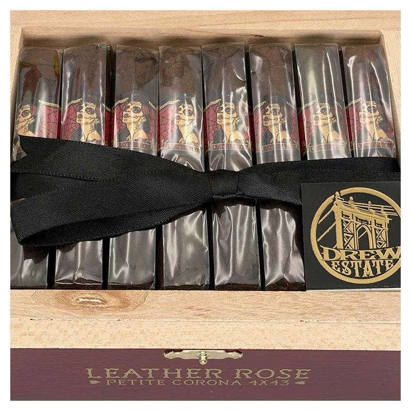 Deadwood Tobacco Leather Rose by Drew Estate Petite Corona (bx/24)