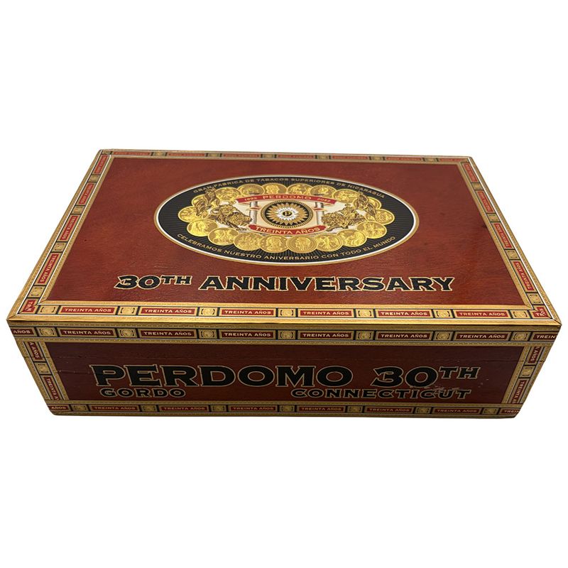 Perdomo 30th Anniversary Box-Pressed Connecticut Robusto (bx/30 single)