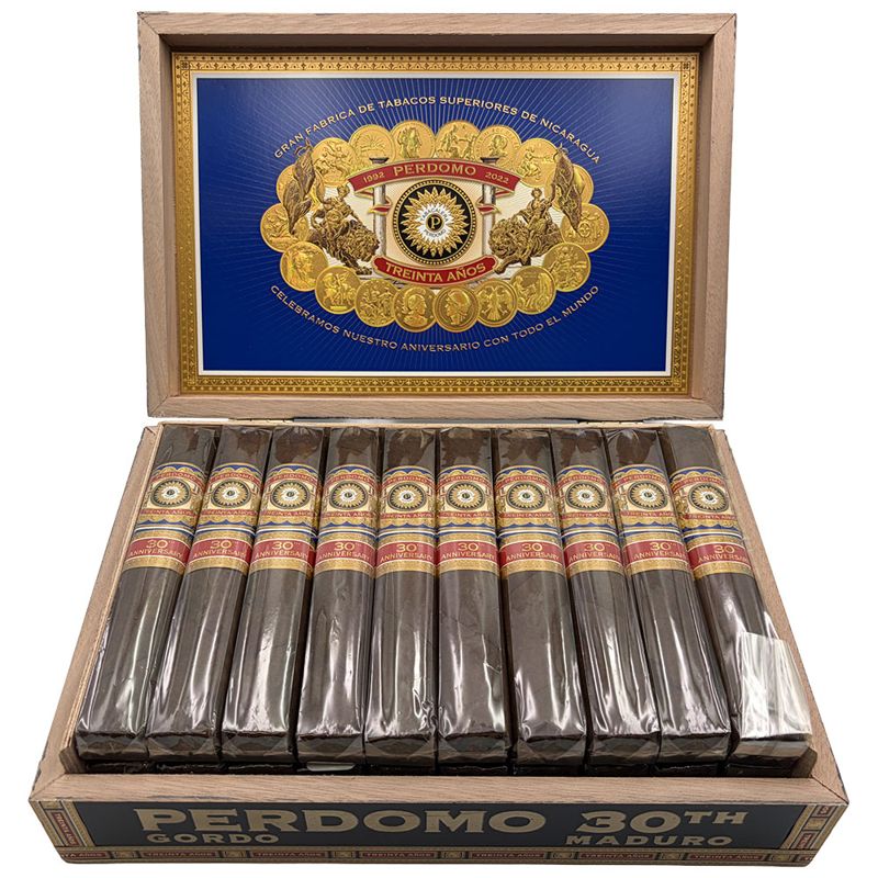 Perdomo 30th Anniversary Box-Pressed Maduro Robusto (bx/30 single)