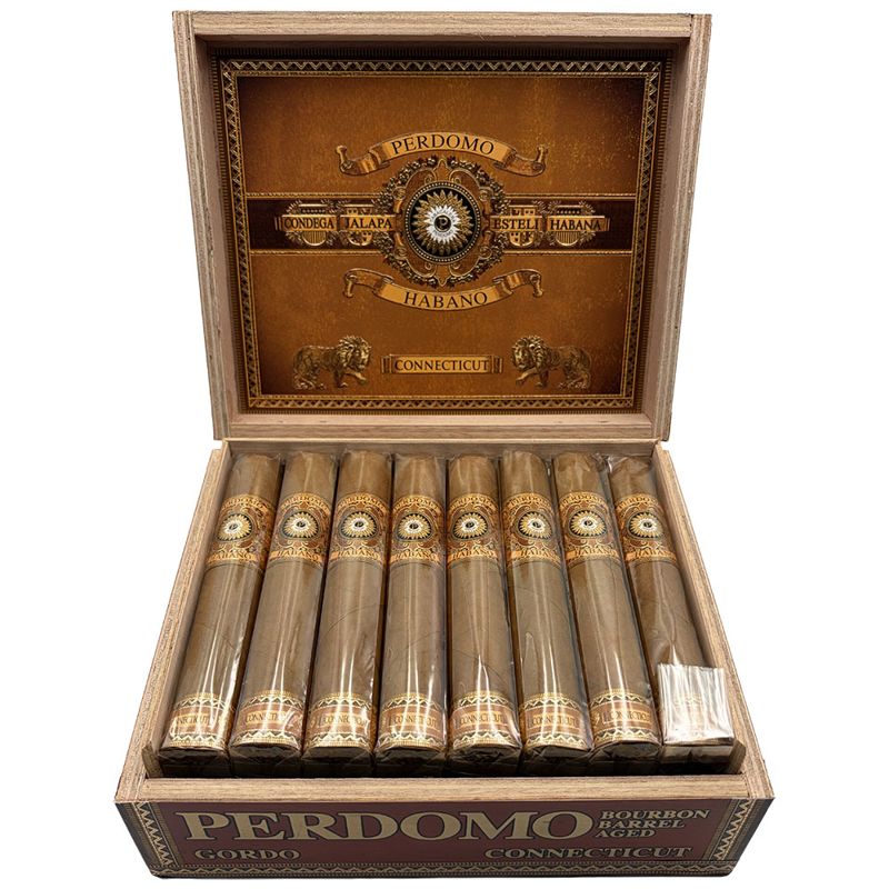 Perdomo Habano Bourbon Barrel-Aged Connecticut Robusto (bx/24 single)