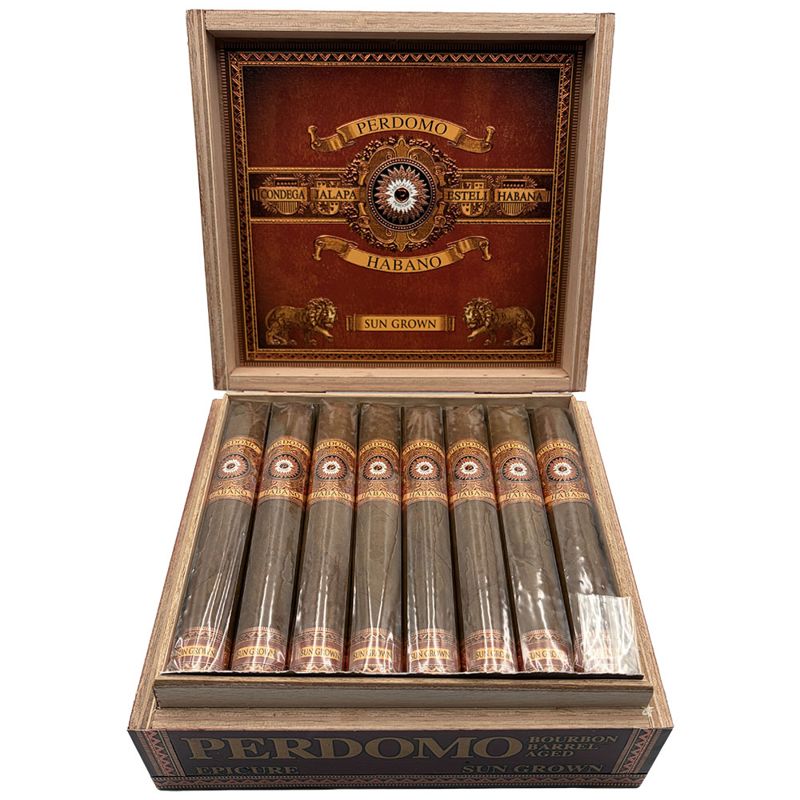 Perdomo Habano Bourbon Barrel-Aged Sun Grown Epicure (pk/5)