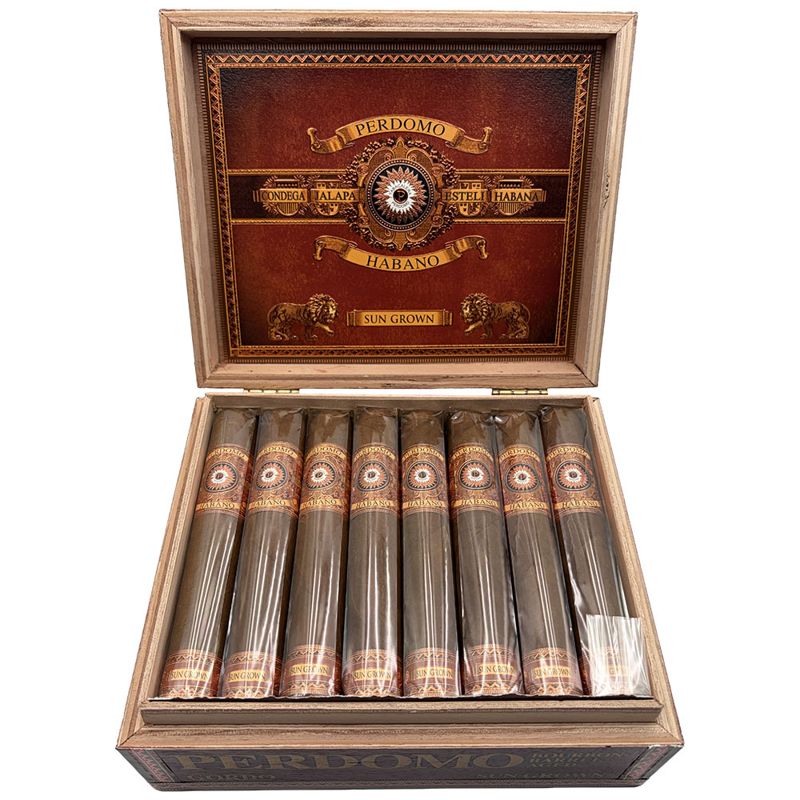 Perdomo Habano Bourbon Barrel-Aged Sun Grown Robusto (bx/24 single)