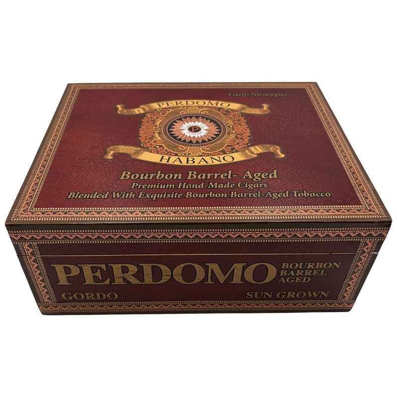 Perdomo Habano Bourbon Barrel-Aged Sun Grown Robusto (bx/24 single)