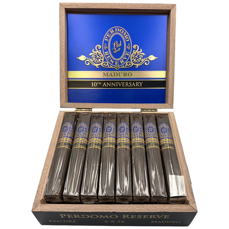 Perdomo Reserve 10th Anniversary Box-Pressed Maduro Epicure (bx/25)