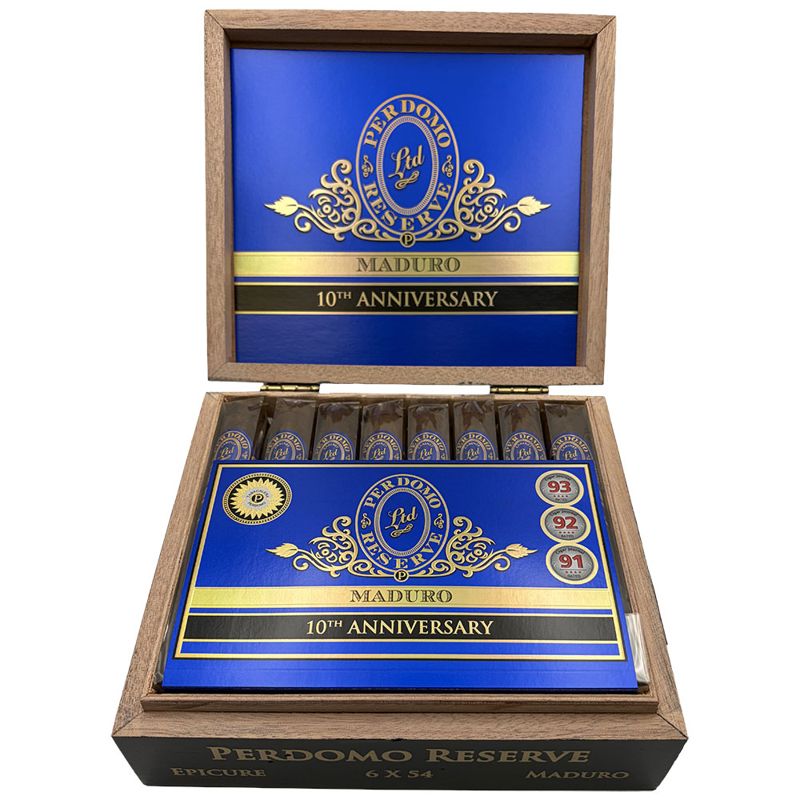 Perdomo Reserve 10th Anniversary Box-Pressed Maduro Epicure (bx/25)