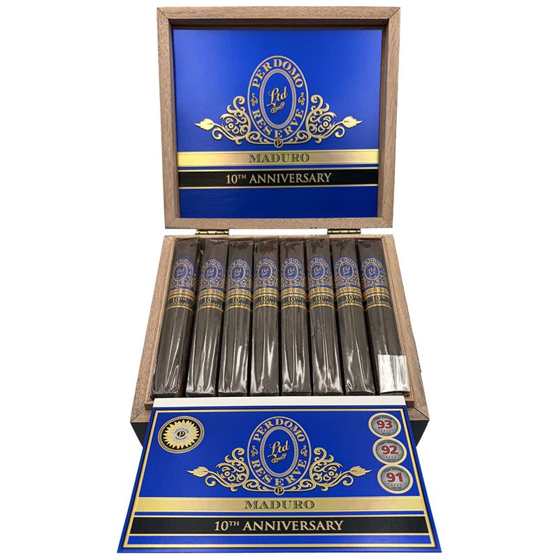 Perdomo Reserve 10th Anniversary Box-Pressed Maduro Epicure (bx/25)
