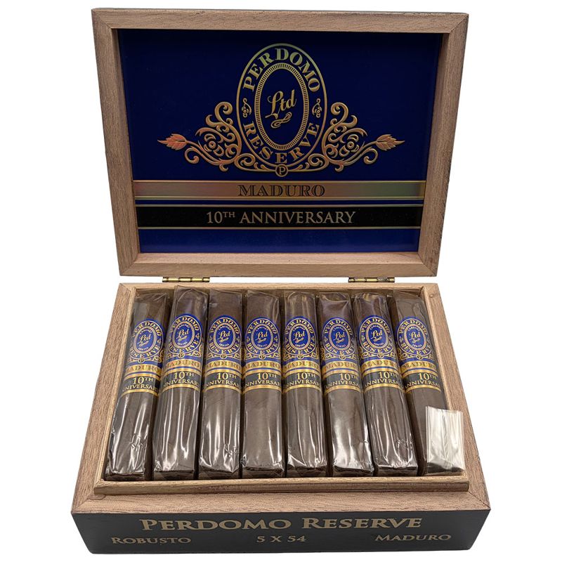 Perdomo Reserve 10th Anniversary Box-Pressed Maduro Robusto (bx/25)