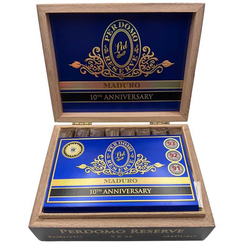 Perdomo Reserve 10th Anniversary Box-Pressed Maduro Robusto (bx/25)