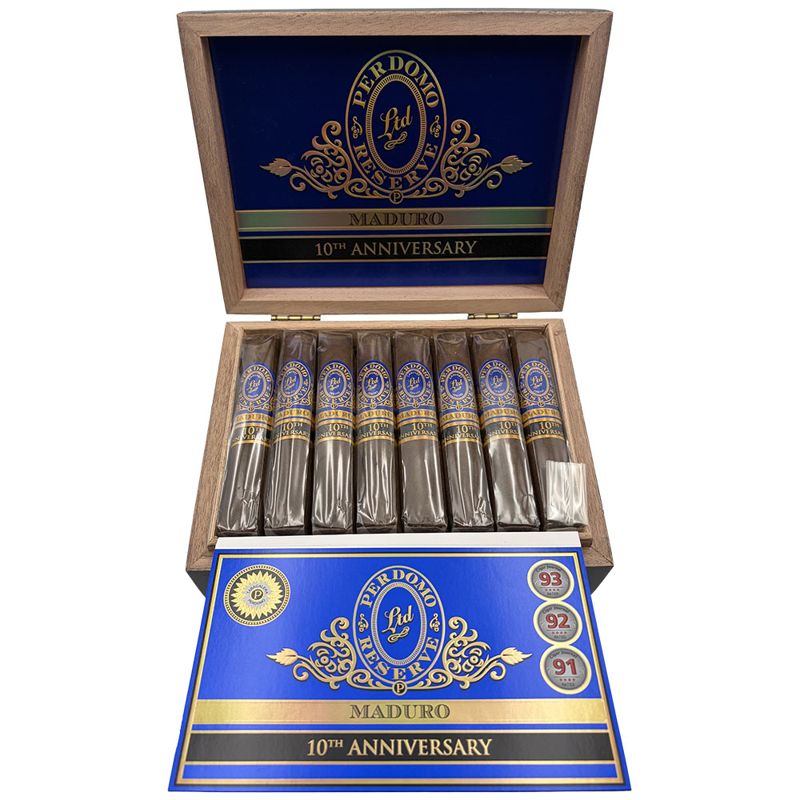 Perdomo Reserve 10th Anniversary Box-Pressed Maduro Robusto (bx/25)