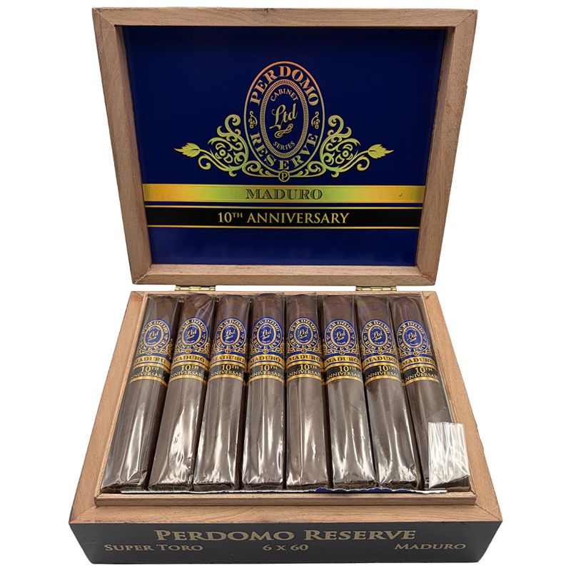 Perdomo Reserve 10th Anniversary Box-Pressed Maduro Robusto (bx/25 single)