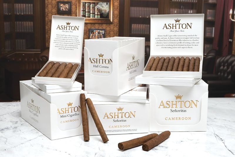 Ashton Small Cigars Senoritas - White Box (pk/10 single)