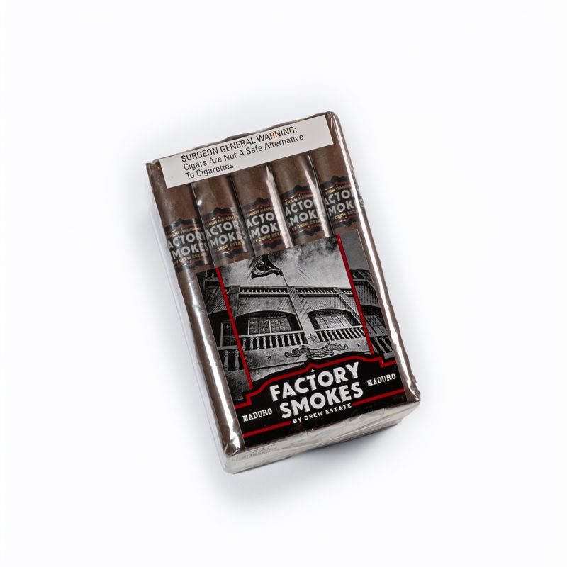 Factory Smokes Maduro by Drew Estate Gordito (pk/25)