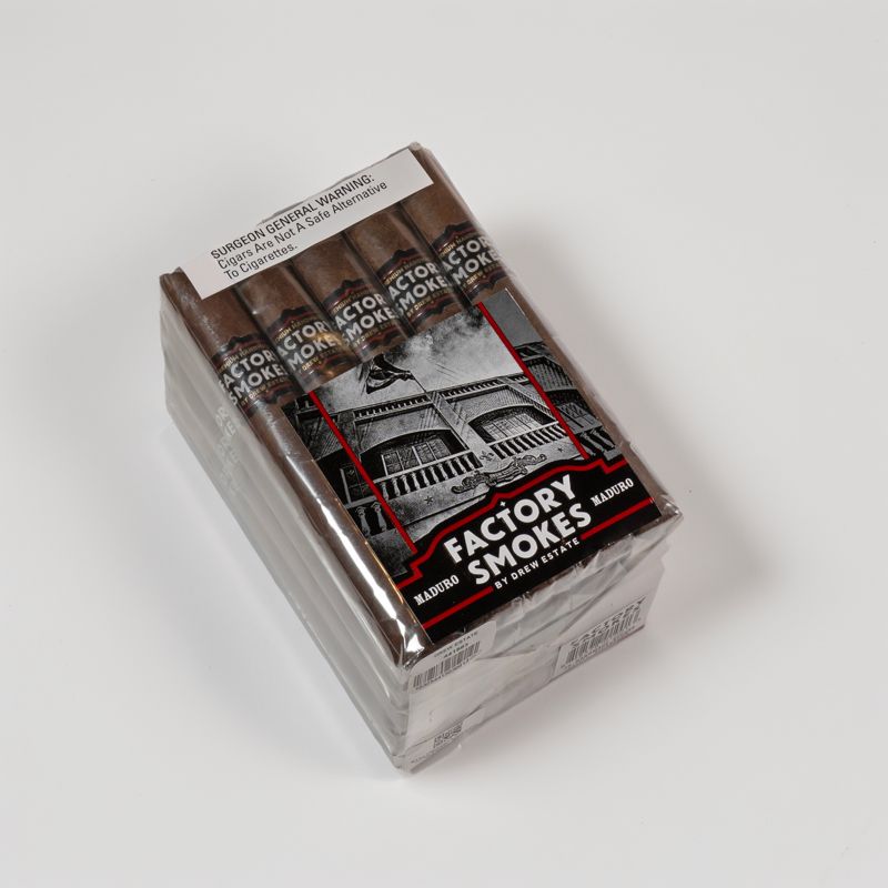 Factory Smokes Maduro by Drew Estate Gordito (pk/25)
