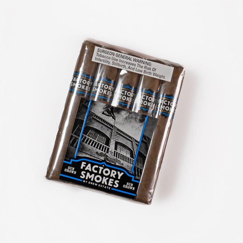 Factory Smokes Sun Grown by Drew Estate 50x5 (pk/5)