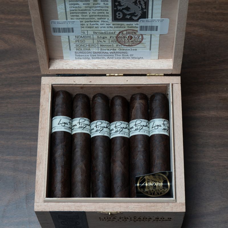 Liga Privada No. 9 by Drew Estate 54x6 (pk/5)