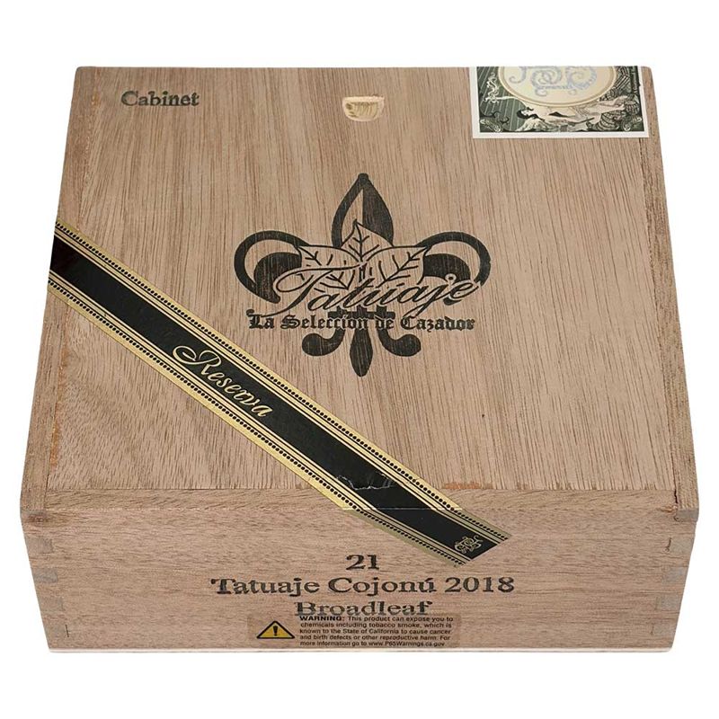 Tatuaje Cojonu 2018 Broadleaf Robusto Extra (bx/21)