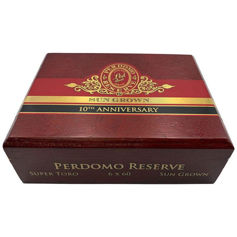 Perdomo Reserve 10th Anniversary Sun Grown Super Toro (bx/25)
