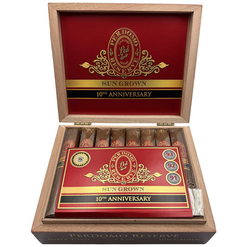 Perdomo Reserve 10th Anniversary Sun Grown Super Toro (bx/25)