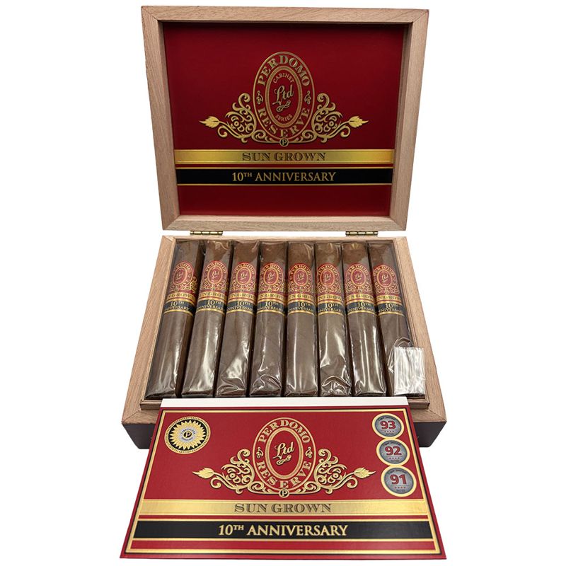 Perdomo Reserve 10th Anniversary Sun Grown Super Toro (bx/25)