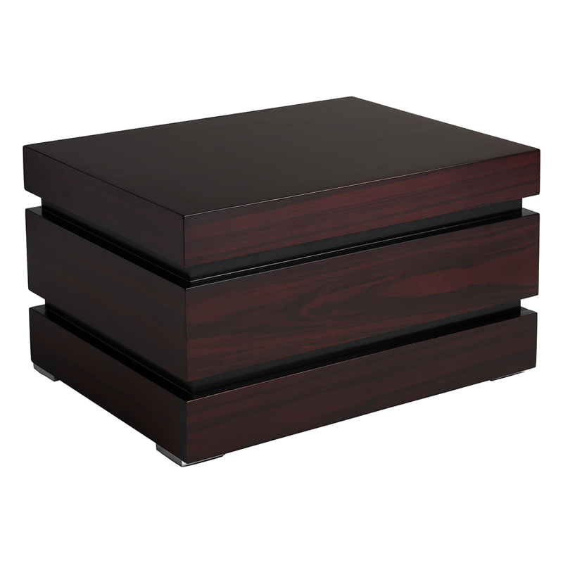 Humidor Supreme Madison Rosewood Humidor with Accessory Drawer 60-130 Cigar Capacity w/ 4 - Xikar-Boveda 84% Seasoning Packs