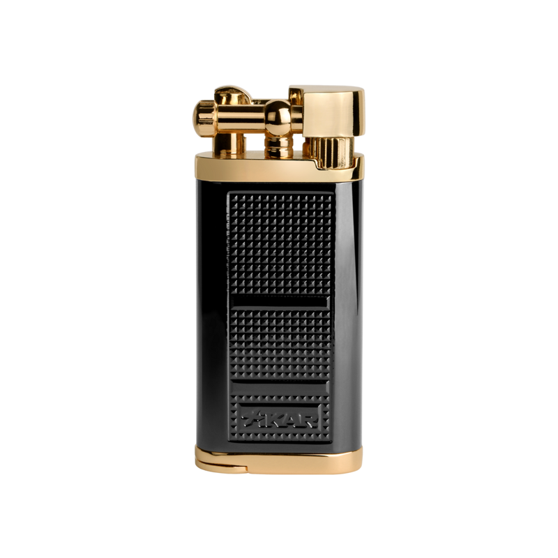 Xikar Pipeline Lighter - Black & Gold