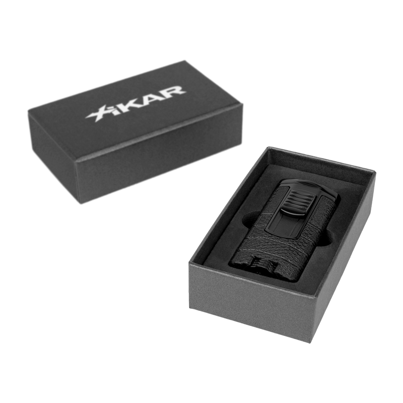 Xikar Tactical Triple Flame Lighter Black