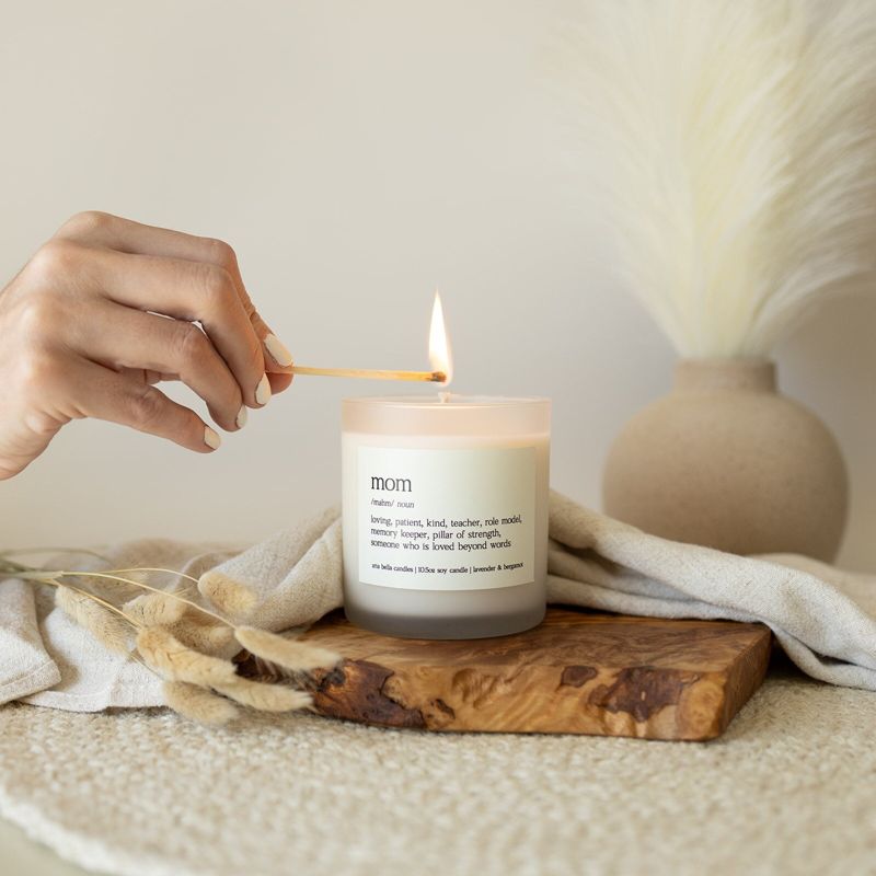 Mom Definition Soy Candle Gift
