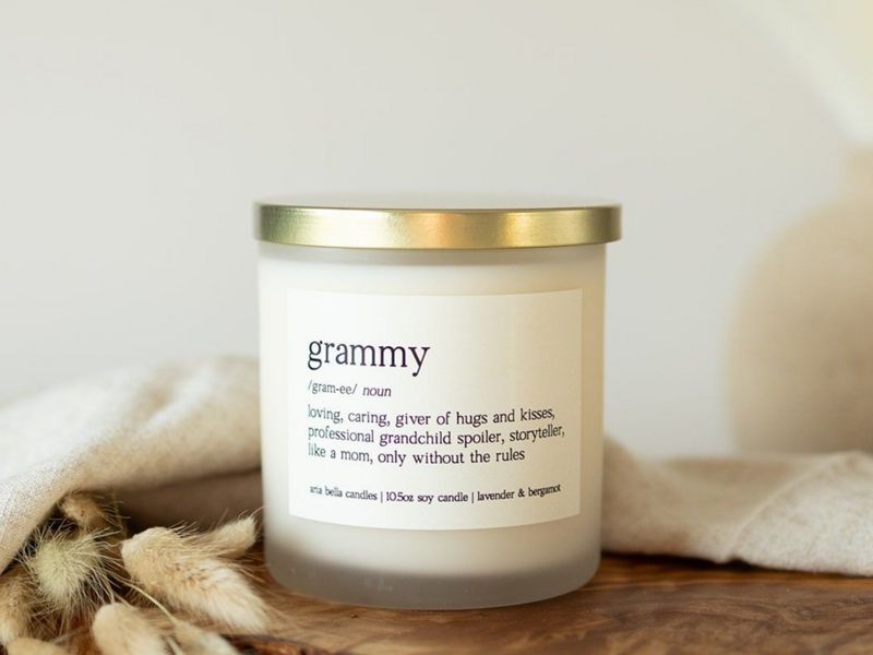 Grammy Definition Soy Candle Gift