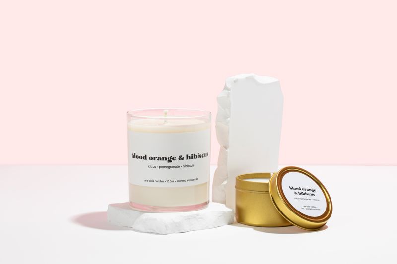 Blood Orange & Hibiscus Soy Candle