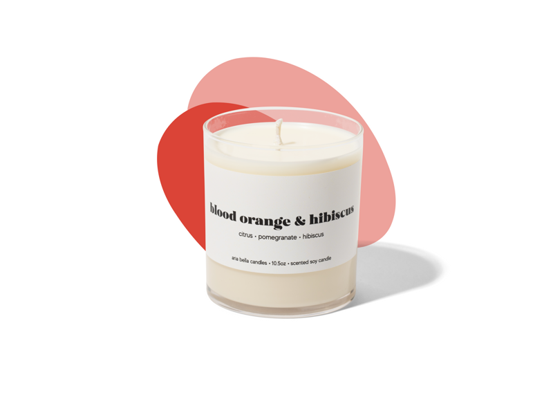 Blood Orange & Hibiscus Soy Candle