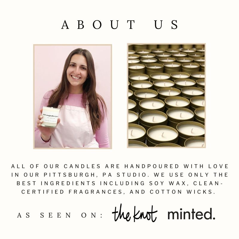 Personalized Wedding Candle Favors for Guests