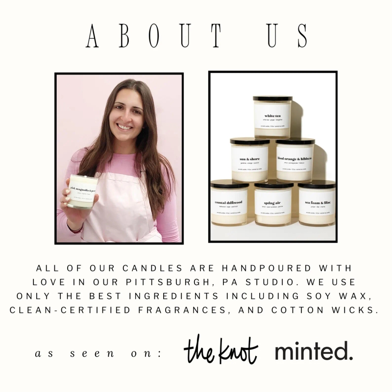 Love is in Bloom Bridal Shower Candle Favors