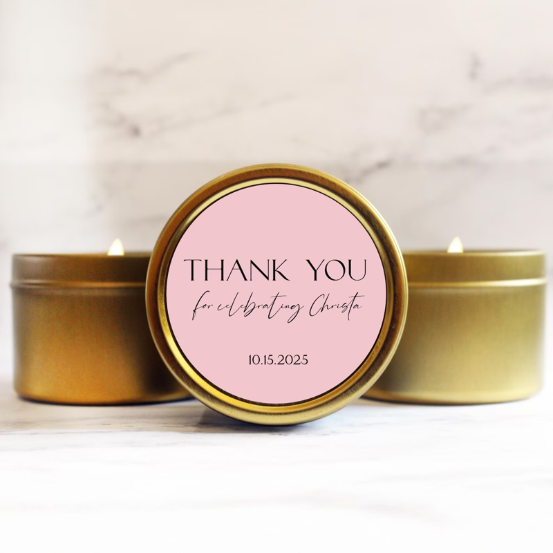 Bridal Shower Favor Candle for Guest in Bulk