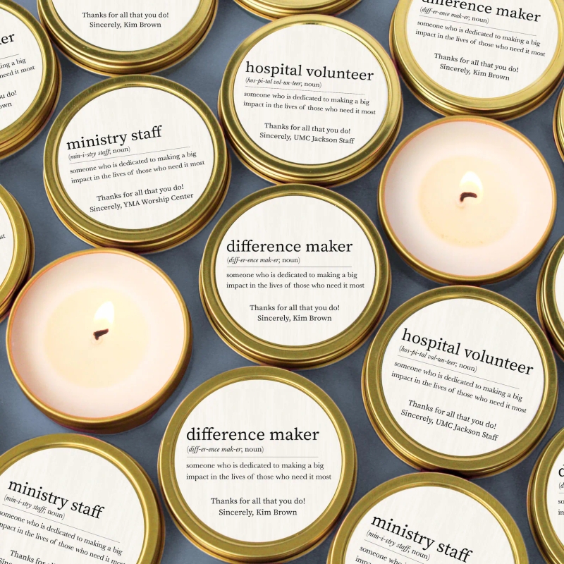 Volunteer Appreciation Bulk Candle Gift