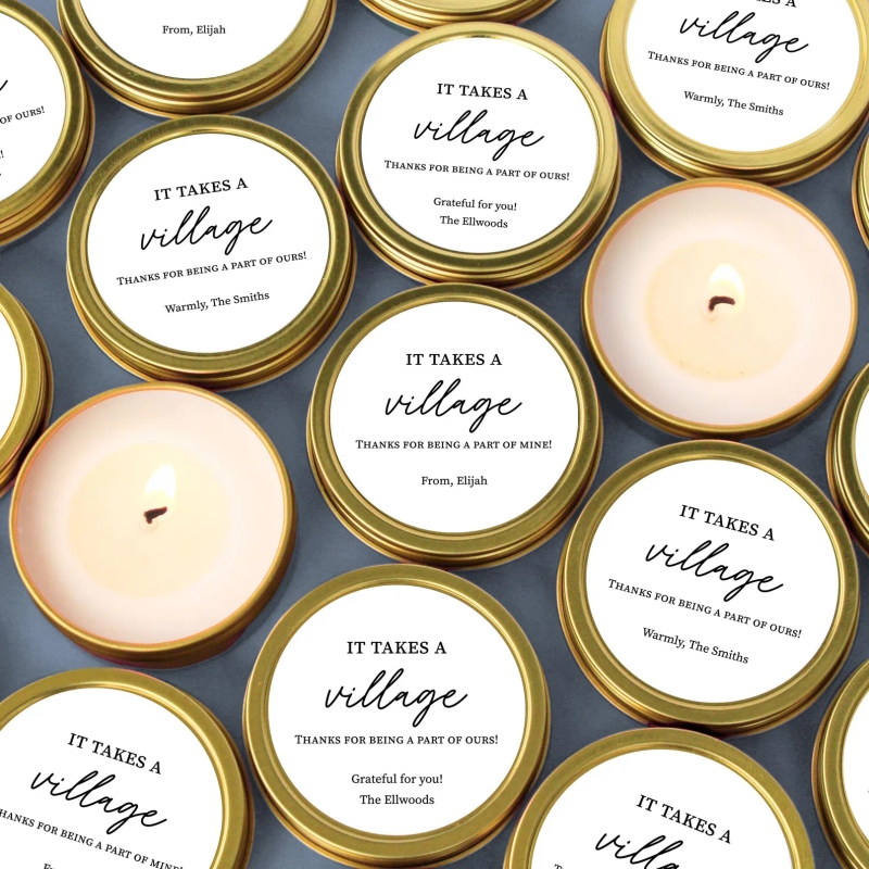 It Takes a Village Bulk Candle Gifts