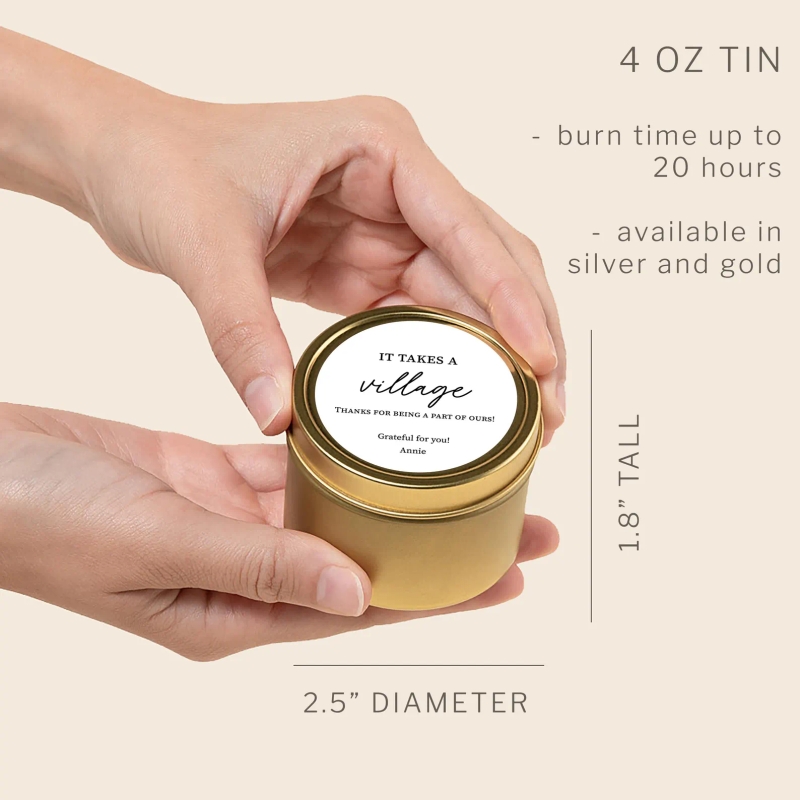It Takes a Village Bulk Candle Gifts